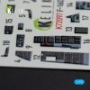 KELIK K72097 F-16D interior 3D decals for Revell kit 1/72